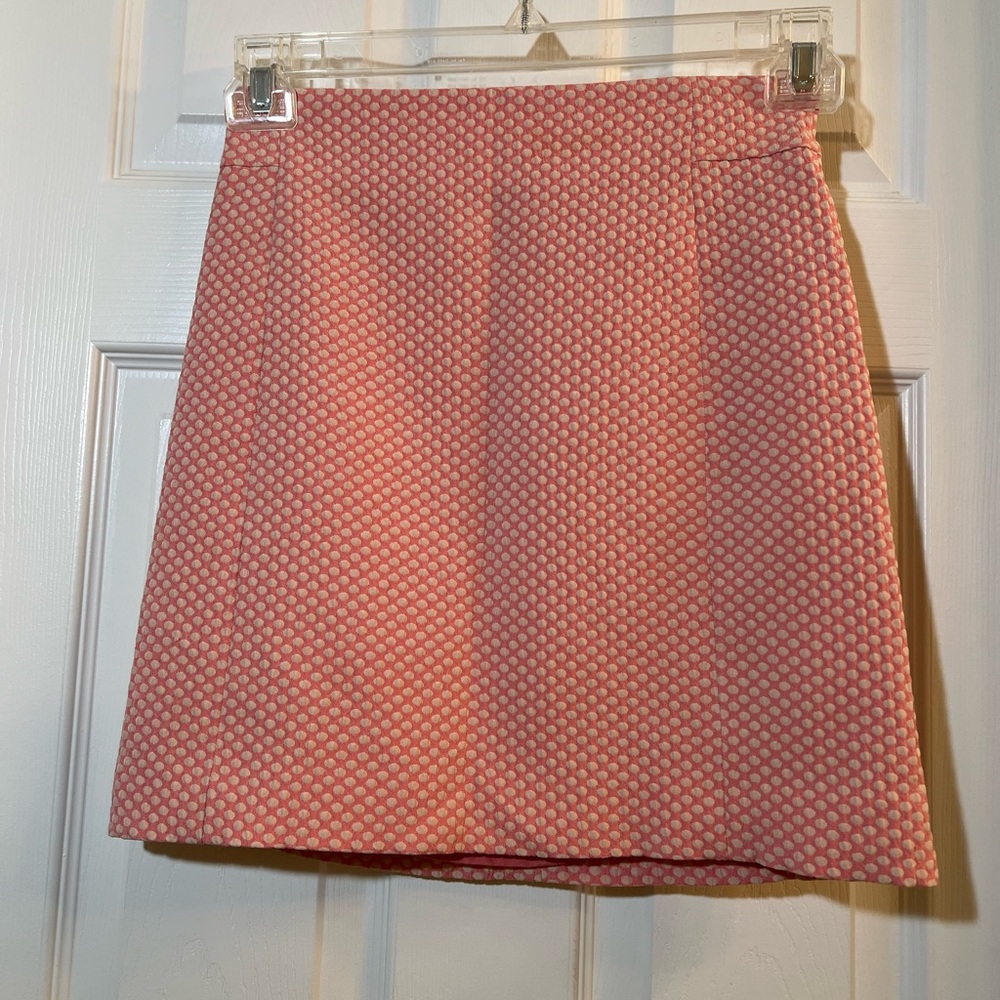 🦋 Loft Elegant Pink Patterned Mini Skirt size 00p